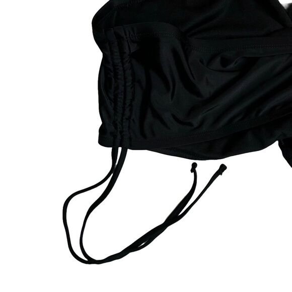 Time and Tru High Waisted Swim Bikini Bottoms - Black - Size 2x / 20 - 22 - Picture 3 of 6